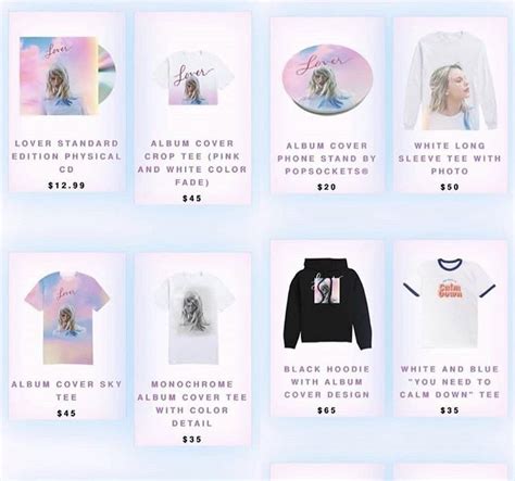 Official Taylor Swift merch at our Taylor Swift store! We've got authentic Taylor Swift vinyl records, Taylor Swift shirts, Taylor Swift sweaters and all of her newest drops!